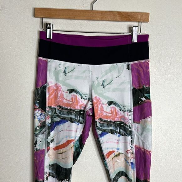LULULEMON Speed Tight III Pigment Wave print athletic leggings gym workout - Picture 2 of 12